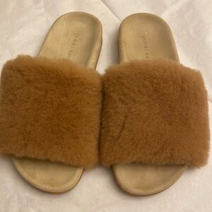 JENNI KAYNE shearling Slide Sandal size 36